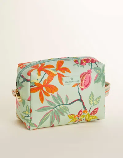 Spartina 449 Cosmetic Case Richmond Hill Sea Foam In Green
