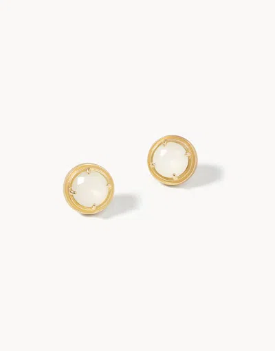 Spartina 449 Crema Stud Earrings In Gold