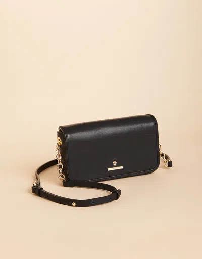 Spartina 449 Crew Crossbody Black Calf Leather