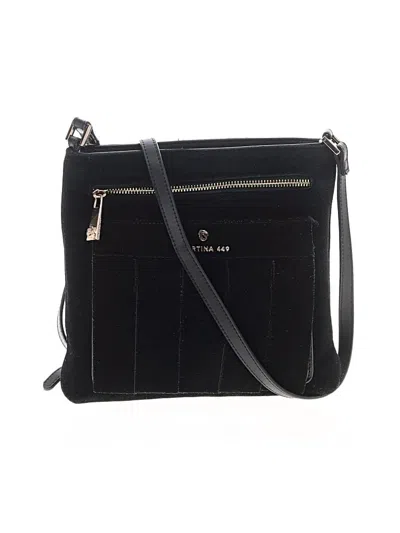 Pre-owned Spartina 449 Crossbody Bag In Black