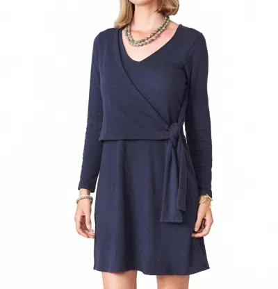 Spartina 449 Deanna Wrap Dress In Slate Blue