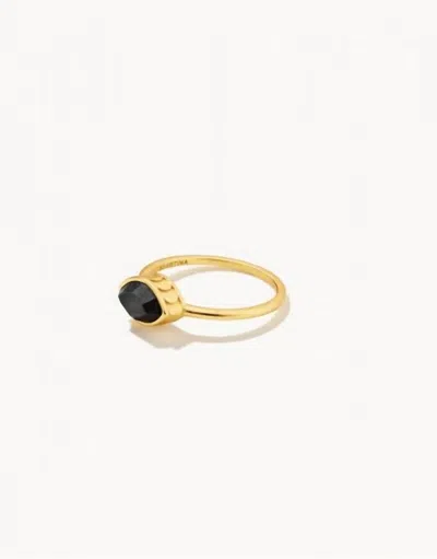 Spartina 449 Delicate Naia Ring In Hematite In Gold