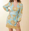 Spartina 449 Diane Jersey Calm Waters Dress In Medallion In Multi