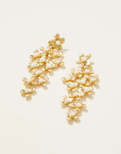 Spartina 449 Dripping In Flowers Earrings In Gold