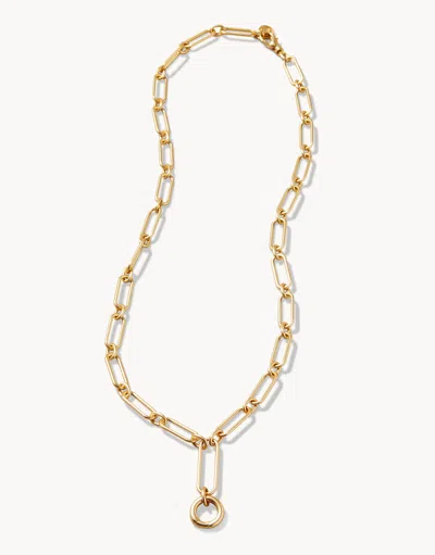 Spartina 449 Drop Link Charm Necklace In Gold
