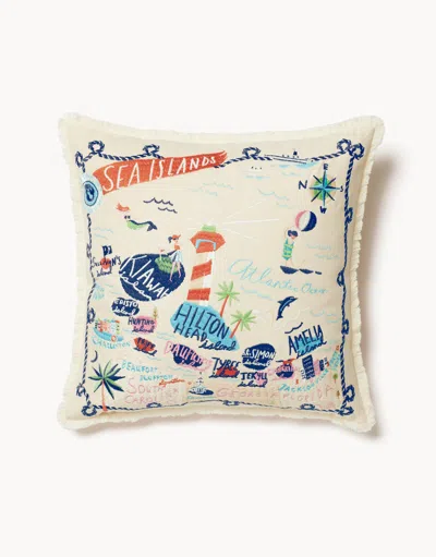Spartina 449 Embroidered Pillow Sea Islands