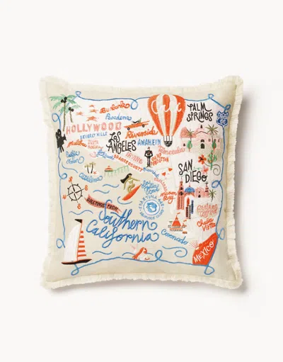 Spartina 449 Embroidered Pillow Southern California