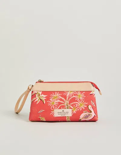 Spartina 449 Emma Wristlet Lowcountry Fauna Red