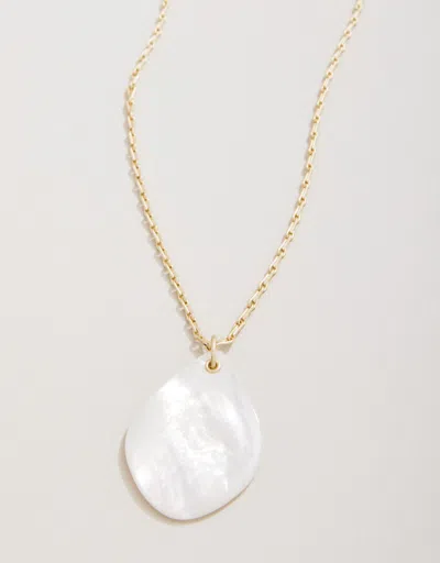 Spartina 449 Enclave Necklace 18" Mother-of-pearl In Orange