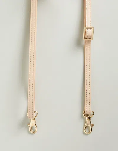 Spartina 449 Faux Leather Crossbody Strap Buff