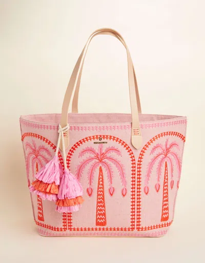 Spartina 449 Fiesta Tote Richmond Hill Pink Palms
