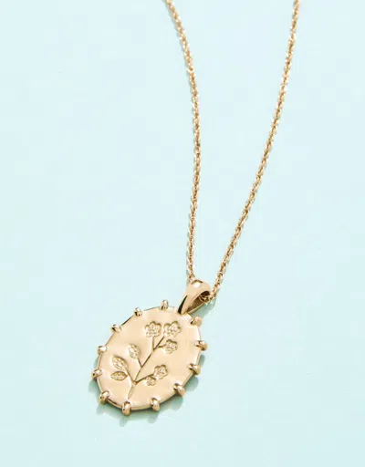 Spartina 449 Forget Me Not Necklace 17" In Gold
