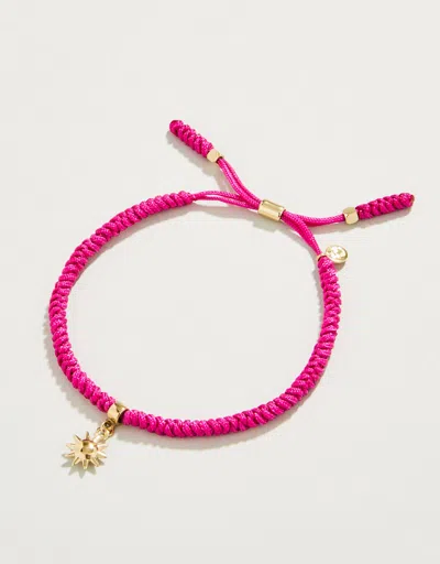 Spartina 449 Friendship Bracelet Magenta/sunshine In Pink