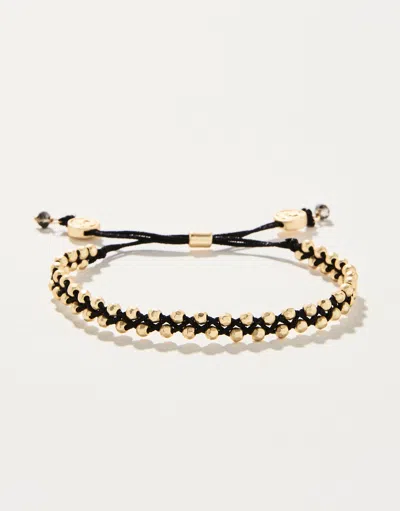 Spartina 449 Friendship Bracelet Metallic Black/gold Beads