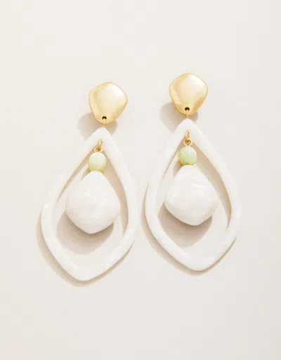 Spartina 449 Grand Lagoon Earrings In White