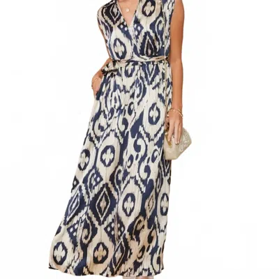 Spartina 449 Hallie Midi Dress In Bascom Ikat In Multi