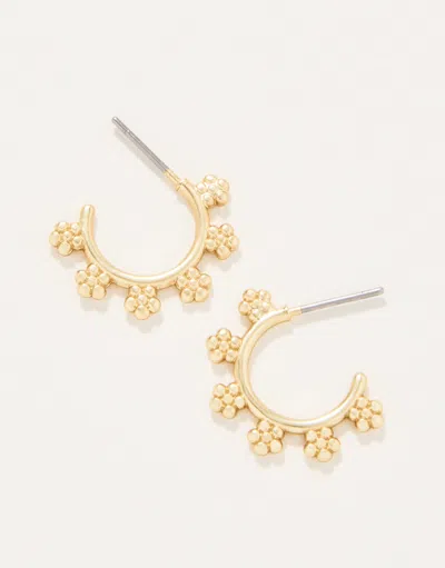 Spartina 449 Hawthorn Midi Hoop Earrings Gold