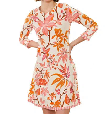 Spartina 449 Island Fringe Dress In Richmond Hill Honeysuckle Cream In Multi