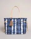 SPARTINA 449 JETSETTER TOTE BAG IN OYSTER FACTORY TIDES