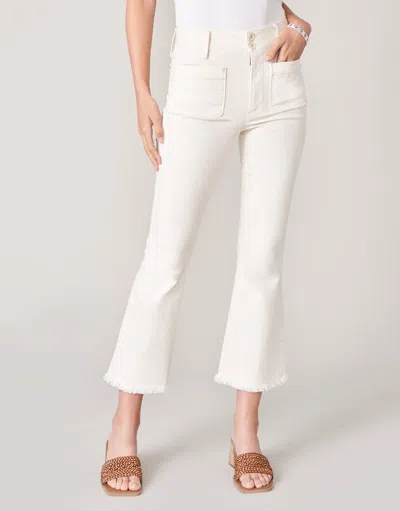Spartina 449 Juliette High Rise Jean Buttercream In Gray