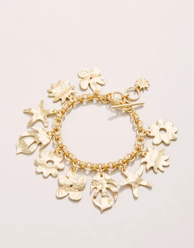 Spartina 449 Kai Charm Toggle Bracelet In Gold
