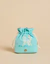Spartina 449 Keepsake Drawstring Pouch Adirondack Light Blue