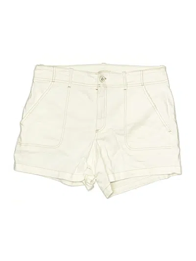 Pre-owned Spartina 449 Khaki Shorts In Ivory