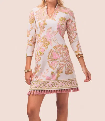 Spartina 449 Kit Jersey Dress In Castillo Jacobean Cream In Multi