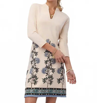 Spartina 449 Kit Jersey Dress In St. Augustine Stems Blue In Neutral
