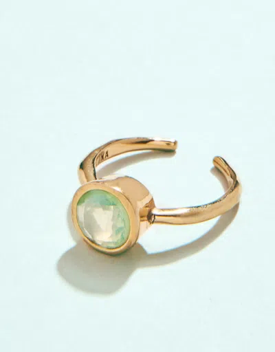 Spartina 449 Lighthouse Ring Sea Foam In Gold