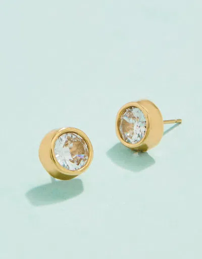 Spartina 449 Lighthouse Stud Earrings Cubic Zirconia In Metallic