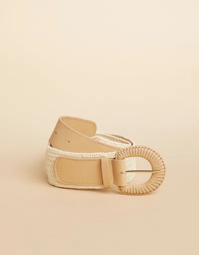 Spartina 449 Lillian Belt Pale Sand In Orange
