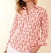 Spartina 449 Louane Poplin Shirt In Callawassie Blooms In Multi