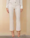 Spartina 449 Mallory Kick Flare Jean In Champagne In White