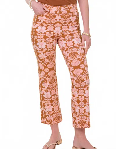 Spartina 449 Maren Kick Flare Pant In Caramel In Pink