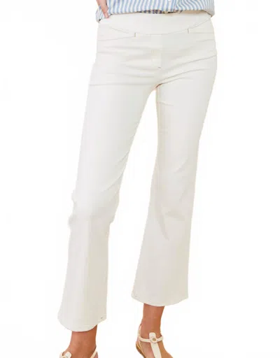 Spartina 449 Maren Kick Flare Pant In Pearl White