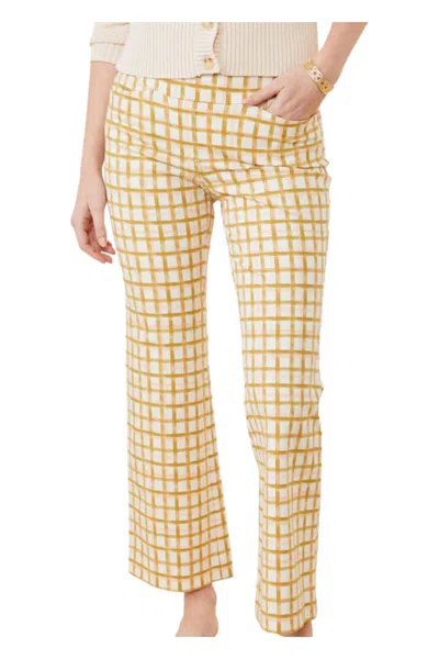 Spartina 449 Maren Kick Flare Pants In Calm Waters In Multi