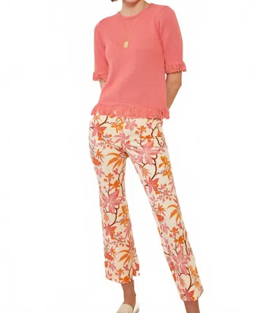 Spartina 449 Maren Kick Flare Pull-on Pant In Multi In Pink