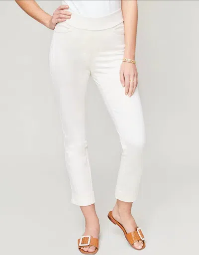 Spartina 449 Maren Pull On Pant In Buttercream In White
