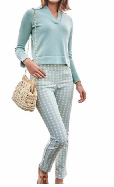 Spartina 449 Maren Pull-on Pants In Calm Waters Surf Cane In Blue