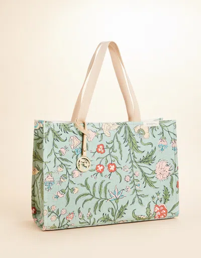 Spartina 449 Market Tote Hamilton Floral Block Print