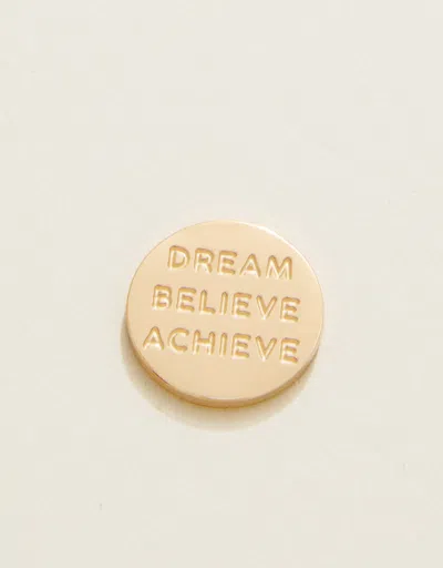 Spartina 449 Mini Locket Note Dream Believe Achieve In Gold