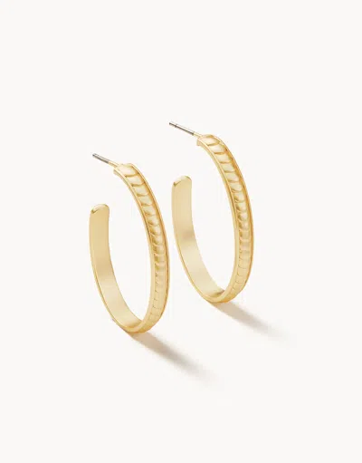 Spartina 449 Naia Bitty Hoop Earrings In Gold