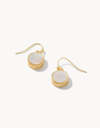 Spartina 449 Naia Petite Earrings Pearlescent In Gold