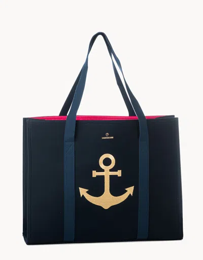 Spartina 449 Navy Carry All Tote Anchor