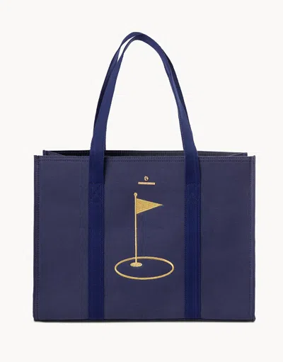 Spartina 449 Navy Carry All Tote Flagstick On Green