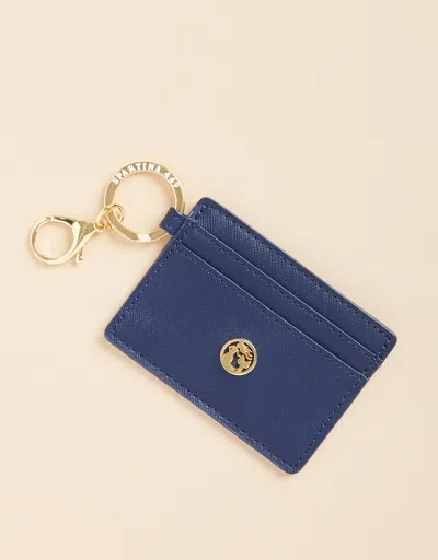 Spartina 449 Navy Key Chain Card Holder