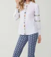 Spartina 449 Nila Blouse In Gardenia In White