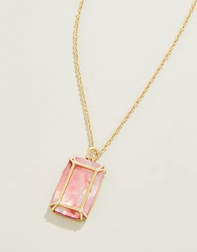 Spartina 449 Orla Window Necklace 18" Pink Mother-of-pearl