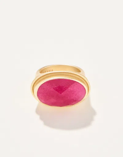 Spartina 449 Oval Stone Ring Pink